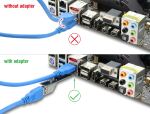 DELOCK USB 10Gbps Adapter USB-A BU < ST gedreht 90° unten