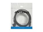 Lanberg CA-C5CA-11CC-003-BK Stromkabel Schwarz 3 m C5-Koppler CEE7/7