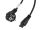 Lanberg CA-C5CA-11CC-003-BK Stromkabel Schwarz 3 m C5-Koppler CEE7/7