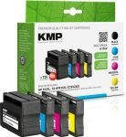 KMP Multipack H174 Druckerpatrone Schwarz, Cyan, Magenta,...