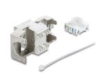 DELOCK Keystone Modul RJ45 BU < LSA Cat.6A werkzeugfrei