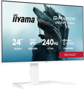iiyama G-MASTER GB2471HSU-W1 Computerbildschirm 60,5 cm (23.8") 1920 x 1080 Pixel Full HD LED Weiß