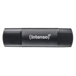 Intenso 3544492 USB-Stick 256 GB USB Type-A / USB Type-C 3.2 Gen 1 (3.1 Gen 1) Schwarz