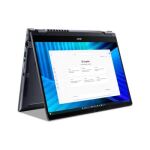 Acer TravelMate TMP414RN-55-TCO-58UA Intel Core Ultra 5 225U Hybrid (2-in-1) 35,6 cm (14") Touchscreen WQXGA+ 16 GB DDR5-SDRAM 512 GB SSD Wi-Fi 7 (802.11be) Windows 11 Pro Blau