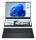 ASUS Zenbook Duo UX8406CA-QL331W Intel Core Ultra 9 285H Hybrid (2-in-1) 35,6 cm (14") Touchscreen WUXGA 32 GB LPDDR5x-SDRAM 1 TB SSD Wi-Fi 7 (802.11be) Windows 11 Home Deutsch Grau