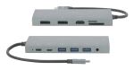 Mobilis 020028 laptop-dockingstation & portreplikator Kabelgebunden USB 3.2 Gen 1 (3.1 Gen 1) Type-C Grau