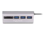 DELOCK 3 Port USB-C 5Gbps Hub inkl. SD C MicroSD Card-Reader
