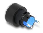 DELOCK 16mm Kunststoff Signallampe grün / Lötversion