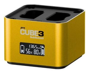 Hahnel ProCube3 Akkuladegerät Batterie für Digitalkamera USB