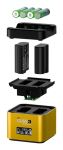 Hahnel ProCube3 Akkuladegerät Batterie für Digitalkamera USB