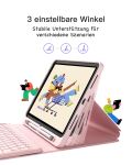 inateck KB002 pink Bluetooth-Tastatur-Hülle für iPad 11