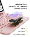 inateck KB002 pink Bluetooth-Tastatur-Hülle für iPad 11