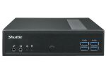 Shuttle XPC slim Barebone DL40N, Intel N150, 1x DDR5, 2x LAN (2x 2.5Gbit), 2xCOM,1xHDMI,1xDP, 1x VGA, lüfterlos, 24/7 Dauerbetrieb