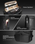 Inateck BPX31 Rucksack Reiserucksack Schwarz Polyester