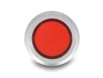 DELOCK 16mm Kunststoff Signallampe rot / Lötversion