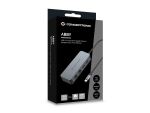 Conceptronic ABBY24G USB-C-auf-Dual-Port-Gigabit-Netzwerkadapter mit 2-Port-USB-Hub