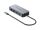 Conceptronic ABBY24G USB-C-auf-Dual-Port-Gigabit-Netzwerkadapter mit 2-Port-USB-Hub