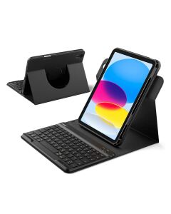Inateck KB004 black 360 Bluetooth-Tastatur-Hülle für iPad
