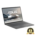 ASUS Zenbook A14 UX3407QA-QD496W Copilot+ PC Snapdragon X1-26-100 Laptop 35,6 cm (14") WUXGA 32 GB LPDDR5x-SDRAM 1 TB SSD Wi-Fi 6E (802.11ax) Windows 11 Home Deutsch Grau