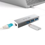 Inca IUSB-03TX Schnittstellen-Hub USB 2.0 Type-A Silber