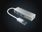 Inca IUSB-03TX Schnittstellen-Hub USB 2.0 Type-A Silber