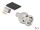DELOCK BNC Stecker zum Crimpen RG6 mit Schrumpfschlauch