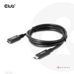CLUB3D USB Gen1 Type-C Extension Cable 5Gbps 60W(20V/3A) 4K60Hz M/F 1m/3.28ft