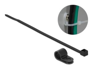 DELOCK Befestigungsschelle 9,5 mm mit KBI 200x4,8mm schwarz