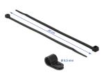 DELOCK Befestigungsschelle 9,5 mm mit KBI 200x4,8mm schwarz