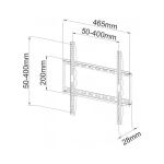 Techly ICA-PLB-162MW TV-Halterung 139,7 cm (55") Weiß