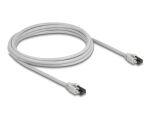 DELOCK RJ45 Netzwerkkabel Cat.8.1S/FTP 3m bis 40Gbps Grau