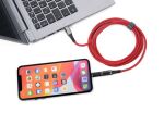 TROIKA CBL20/RD USB Kabel 2 m USB C USB C/Lightning 100 W Rot