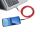 TROIKA CBL20/RD USB Kabel 2 m USB C USB C/Lightning 100 W Rot
