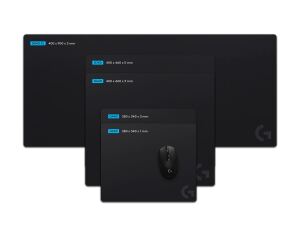 Logitech G240 Cloth Gaming Mousepad, 340x280mm, schwarz