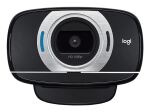 Logitech C615 Portable HD Webcam 8 MP 1920 x 1080 Pixel USB 2.0 Schwarz