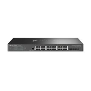 TP-LINK JetStream 24-Port Gigabit L2+ Managed Switch mit 4 10GE SFP+ Slots - Managed - L2+/L3 - Gigabit Ethernet (10/100/1000)