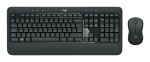 Logitech 920-008684 Tastatur Maus enthalten Universal RF Wireless QWERTY UK Englisch Schwarz