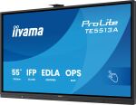 iiyama TE5513A-B2AG Signage-Display Interaktiver Flachbildschirm 138,7 cm (54.6") WLAN 500 cd/m² 4K Ultra HD Schwarz Touchscreen Eingebauter Prozessor Android 24/7