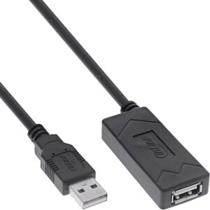 InLine USB 2.0 Aktiv-Verlängerung - USB-A Stecker/Buchse - 7,5m