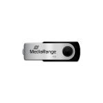 MediaRange MR907 USB-Stick 4 GB USB Type-A / Micro-USB 2.0 Schwarz, Silber