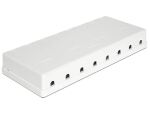 DELOCK Keystone Leergehäuse 8-Port