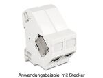 DeLOCK 86232 Montage-Kit Weiß