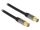 DeLOCK 88922 Koaxialkabel RG-6/U 1 m IEC Schwarz