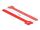 DELOCK Kabelbinder Klettverschluss 150mm 10Stk rot