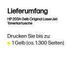 HP 203A Gelb Original LaserJet-Tonerkartusche