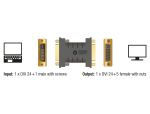 DELOCK Adapter DVI (24+1) St > DVI (24+5) Bu EDID-Emulator