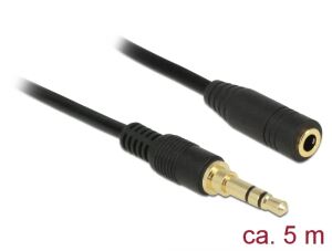 DeLOCK 85590 Audio-Kabel 5 m 3.5mm Schwarz