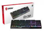 MSI Vigor GK30 Tastatur Gaming USB QWERTZ Deutsch Schwarz