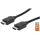 Manhattan Zertifiziertes Premium High Speed HDMI-Kabel mit Ethernet-Kanal, 4K@60Hz, HEC, ARC, 3D, 18 Gbit/s Bandbreite, HDMI-Stecker auf HDMI-Stecker, geschirmt, schwarz, 5 m