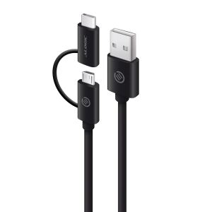 ALOGIC U2CMC-01BLK USB Kabel USB 2.0 USB A Micro-USB B 0,48 Gbit/s Schwarz